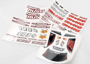 Nitro Rustler Decal Sheets