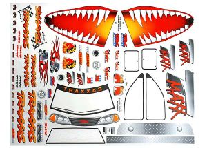T-Maxx Jaws Decal Sheets