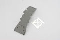 Gray Front Skid Plate with Reinforcement