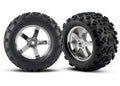Hurricane 3.8" Chrome Wheels & Maxx Tires (2)