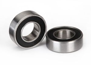 Black-Seal Ball Bearings 6x12x4 mm (2)