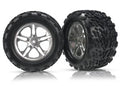 Split-Spoke 3.8" Satin Wheels & Talon Tires (2)