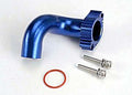 Blue Aluminum Exhaust Header