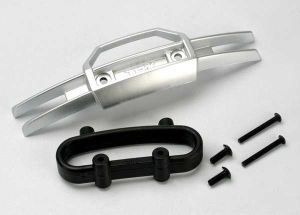 Satin Chrome Front Bumper with Mount & Screws