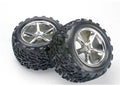 Gemini 3.8" Chrome Wheels & Talon Tires (2)