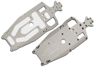 Silver 7075-T6 Aluminum Jato Chassis