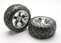 All-Star 2.8" Chrome Wheels & Anaconda Tires (2)