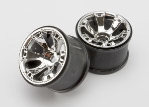 Geode 3.8" Chrome Wheels (2)