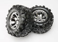 Geode 3.8" Chrome Wheels & Canyon AT Tires (2)