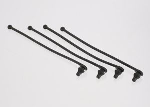 Black Body Clip Retainers (4)