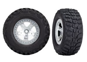 SCT Satin Chrome Wheels & Kumho Tires (2)