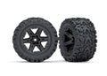 RXT 2.8" Black Wheels & Talon EXT Tires (2), Part #6773