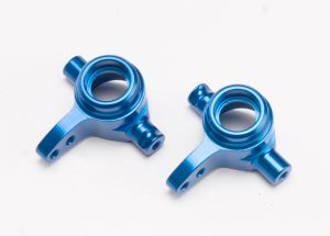 Blue Aluminum Steering Blocks (L&R)