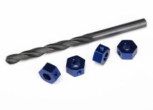 Blue Aluminum 12 mm Hex Wheel Adapters