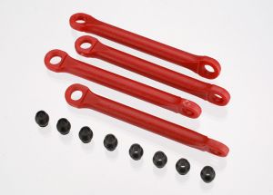Red Composite Push Rod Set with Hollow Balls (8)