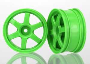 1.9" Green Volk Racing TE37 Wheels (2)