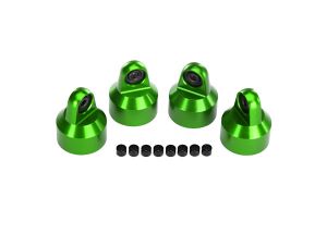 Green Aluminum GTX Shock Caps (4)
