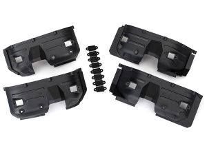 Front and Rear Inner Fenders with Rock Light Covers