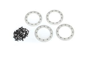 2.2" Satin Aluminum Beadlock Rings w/ Screws (4)