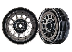 1.9" Blk Chrome Beadlock Method Wheels (2)