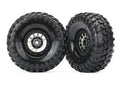 1.9" Blk Chrome Beadlock Method Wheels w/ Tires (2)