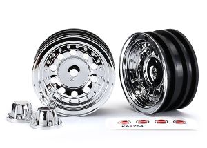 1.9" Chrome Wheels with Center Caps