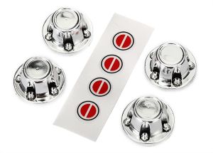 Chrome Wheel Center Caps (4)