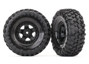 1.9" Black TRX-4 Sport Wheels w/ Canyon Trail Tires (2)
