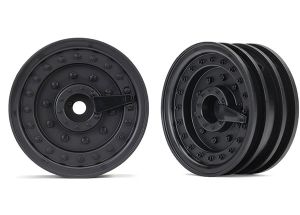 1.9" Black Tactical Wheels (2)
