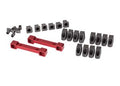 Red Aluminum Suspension Arm Mounts & Hardware, 8334R
