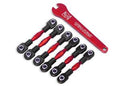 Red Aluminum Turnbuckle Set, 8341R