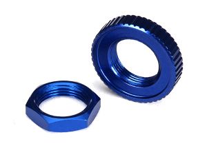 Blue Aluminum Servo Saver Collar and Nut