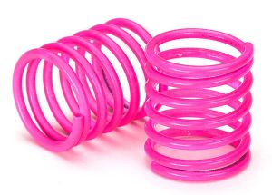 Short Pink Ultra Shock Springs (2) (3.7-Rate)