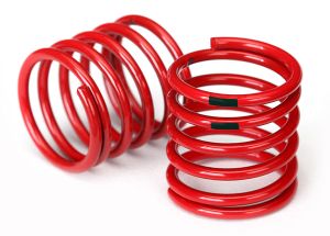 Short Red Ultra Shock Springs (2) (4.4-Rate)