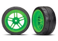 1.9" Green Rear Wheels & Response Tires (2), 8374G