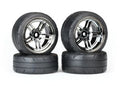 1.9" Black Chrome Wheels & Response Tires (4) Part #8375