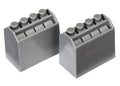Replica Gray Oil Bottles (2), 8424