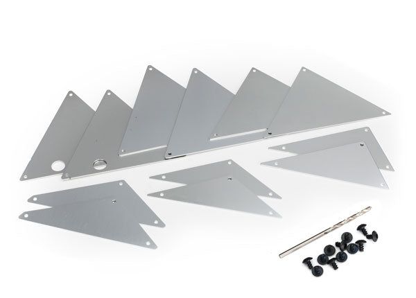 Silver Aluminum Tube Chassis Inner Panel Set, 8434A