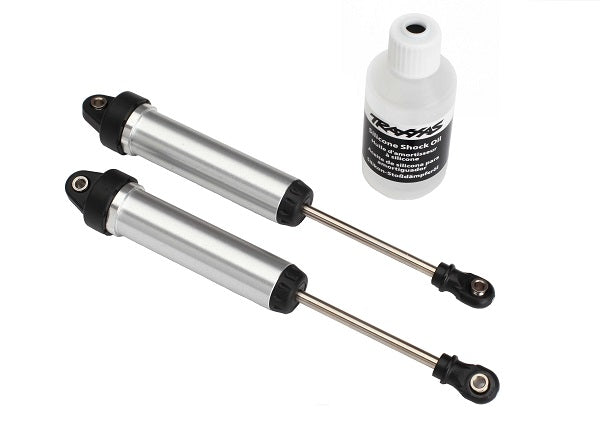 134 mm Silver Aluminum GTR Dampers (2), 8451