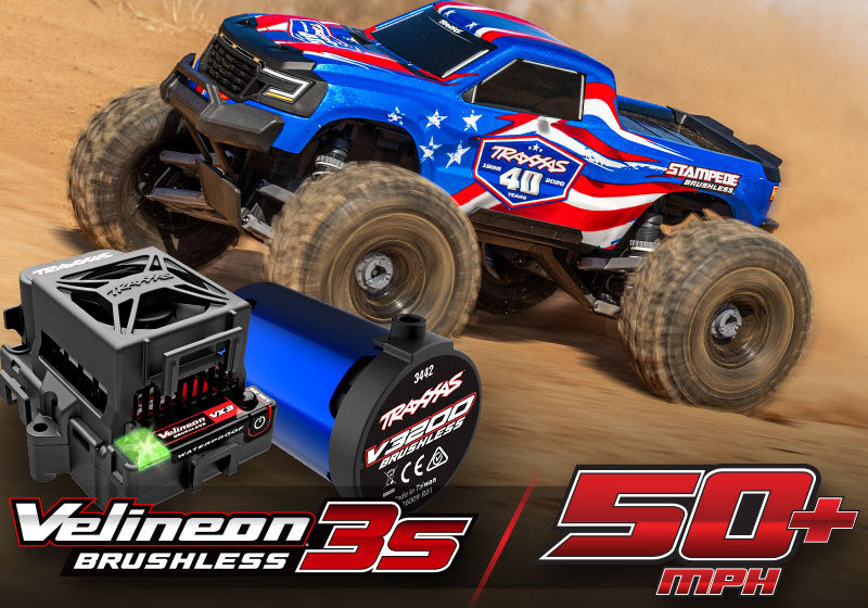 Stampede 2WD Brushless, 135454-4